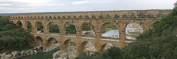 Pont du Gard im Nimes, Foto: Armin Kübelbeck, aus: Wikicommons unter CC 