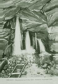 Wassereinbruch am 15. Mai 1904, Tunnelmeter 1488