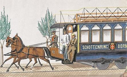 Pferde-Tramway, 1868