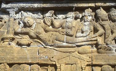 Collection of legends of Lalitavistara as relief