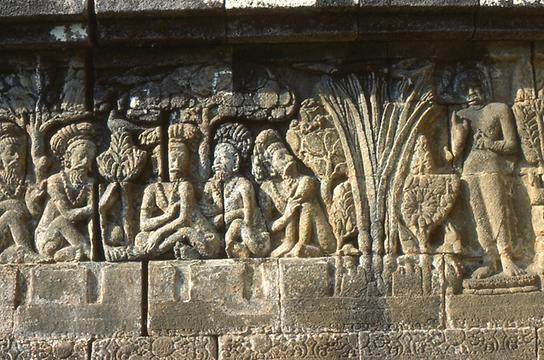 Collection of legends of Lalitavistara as relief
