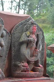 Bhairava who is accompanied by dogs