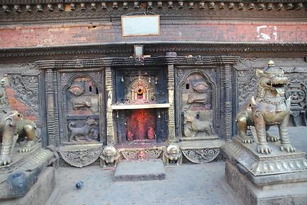 Dog, Bhairava-Temple of Bhaktapur