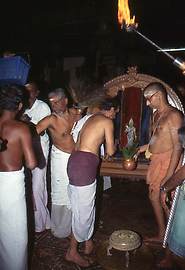 Temple servant