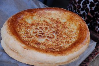 Decorated flatbread