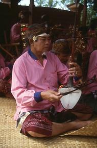 Musician of a Gamelan orchestra