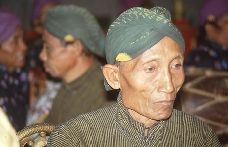 Musician of a Gamelan orchestra