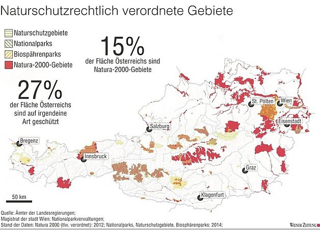 Naturschutzgebiete österreich Karte | creactie