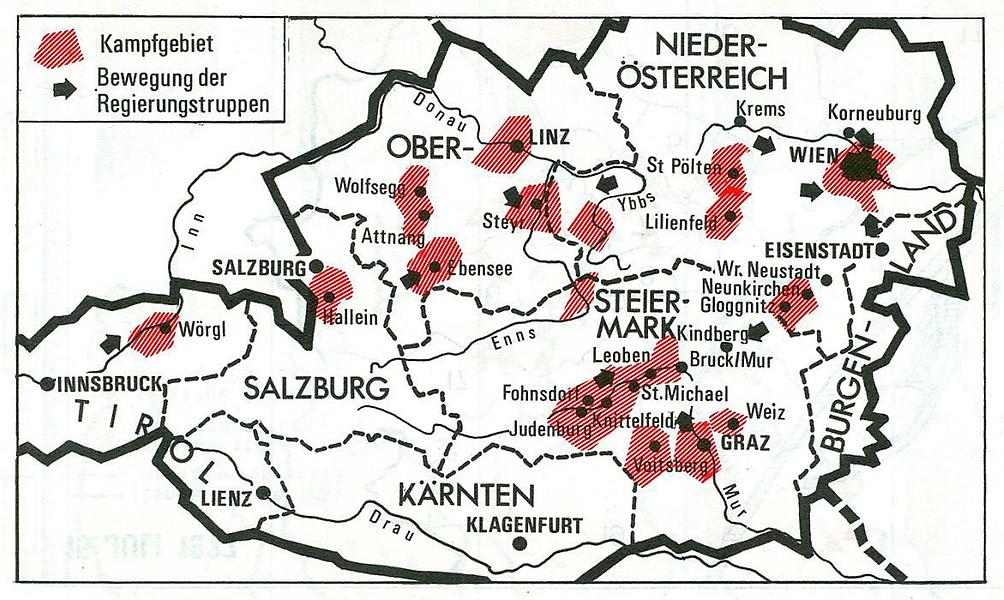 Arbeiteraufstände in Österreich 1934