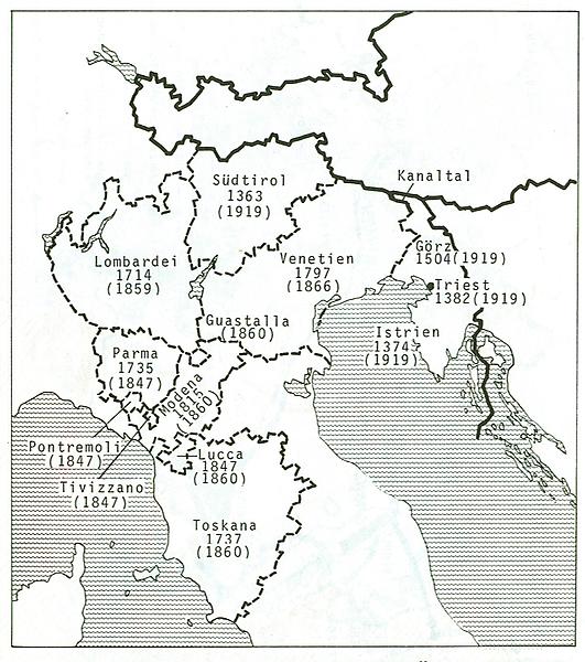 Verdrängung Österreichs aus Italien