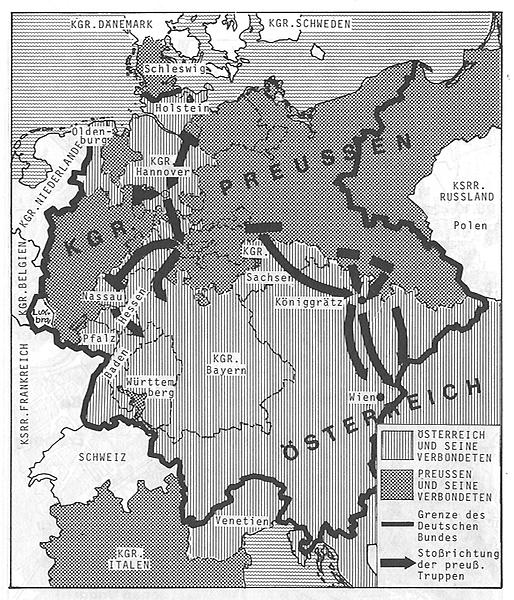 Österreich im Krieg mit Preußen 1866