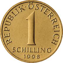 1 Schilling 1959 - 2001