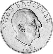 25 Schilling - Anton Bruckner (1962)