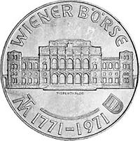 25 Schilling - 200 Jahre Wiener Börse (1971)