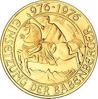 1000 Schilling - Babenberger - Bundesgoldmünze