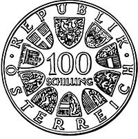 100 Schilling- 200 Jahre Burgtheater (1976)