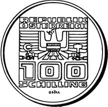 100 Schilling - 1000 Jahre Kärnten (1976)