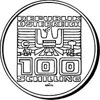 100 Schilling - 900 Jahre Festung Hohensalzburg (1977)