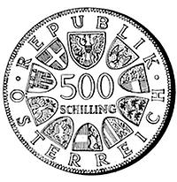 500 Schilling - 100 Jahre Österreichisches Rotes Kreuz (1980)