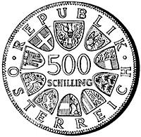 500 Schilling - 800 Jahre Verduner Altar (1981)