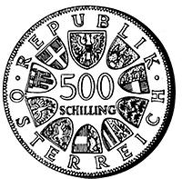500 Schilling - 80. Geburtstag von Leopold Figl (1982)