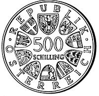 500 Schilling - Katholikentag 1983 (1983)
