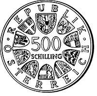 500 Schilling - Wiener Folgetreffen der Konferenz für Sicherheit u. Zusammenarbeit in Europa (KSZE) (1986)