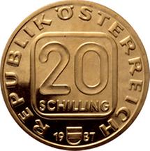 20 Schilling - Erzbischof Johann Ernst Graf Thun (1987)