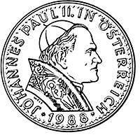 500 Schilling - Papstbesuch in Österreich (1988)