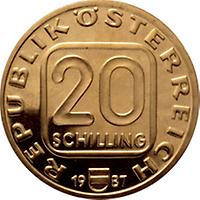 20 Schilling - Gefürstete Grafschaft Tirol (1989)