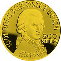 500 Schilling - Mozart - Don Giovanni (1991)