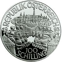 100 Schilling - Leopold I. (1993)