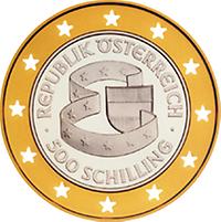 500 Schilling - Österreich in der EU (1995)