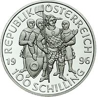 100 Schilling - Markgraf Leopold III. (1996)