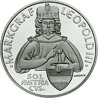 100 Schilling - Markgraf Leopold III. (1996)