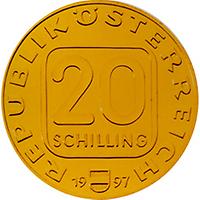 20 Schilling - 850 Jahre Dom zu St. Stephan (1997)