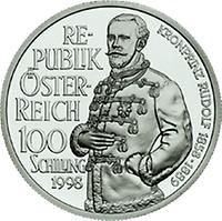 100 Schilling - Kronprinz Rudolf (1998)