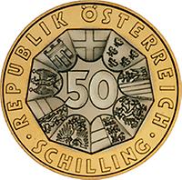 50 Schilling - EU-Präsidentschaft Österreichs (1998)