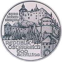 500 Schilling - Burg Hohenwerfen (2000)