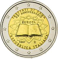 2 Euro - Italien 2007 'Verträge von Rom'