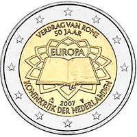 2 Euro - Niederlande 2007 'Verträge von Rom'