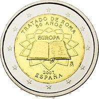 2 Euro - Spanien 2007 'Verträge von Rom'