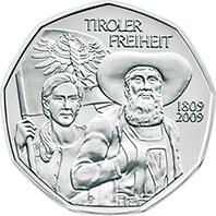 5 Euro - Tiroler Freiheit 1809 (2009)