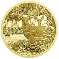 100 Euro - Goldmünze 'Der Rothirsch' (2013)