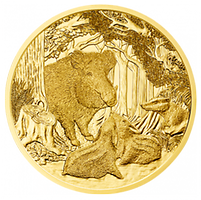 100 Euro - Goldmünze 'Das Wildschwein'  (2013)