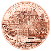 10 Euro - Kupfermünze Salzburg (2014)
