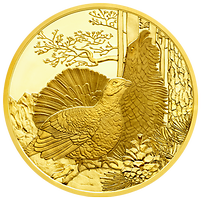 100 Euro - Goldmünze 'Der Auerhahn'  (2015)