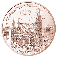 10 Euro - Kupfermünze Wien (2015)
