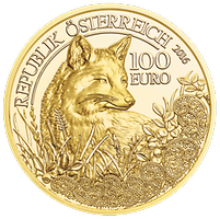 100 Euro - Goldmünze 'Der Fuchs' (2016)