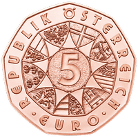 5 Euro - Neujahrsmünze 2017 in Kupfer (2016)